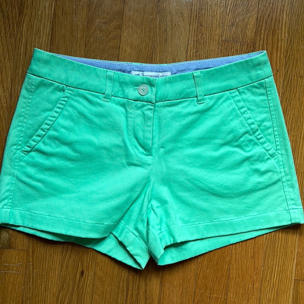 Southern Tide Chino Shorts Size 4 Mint Green